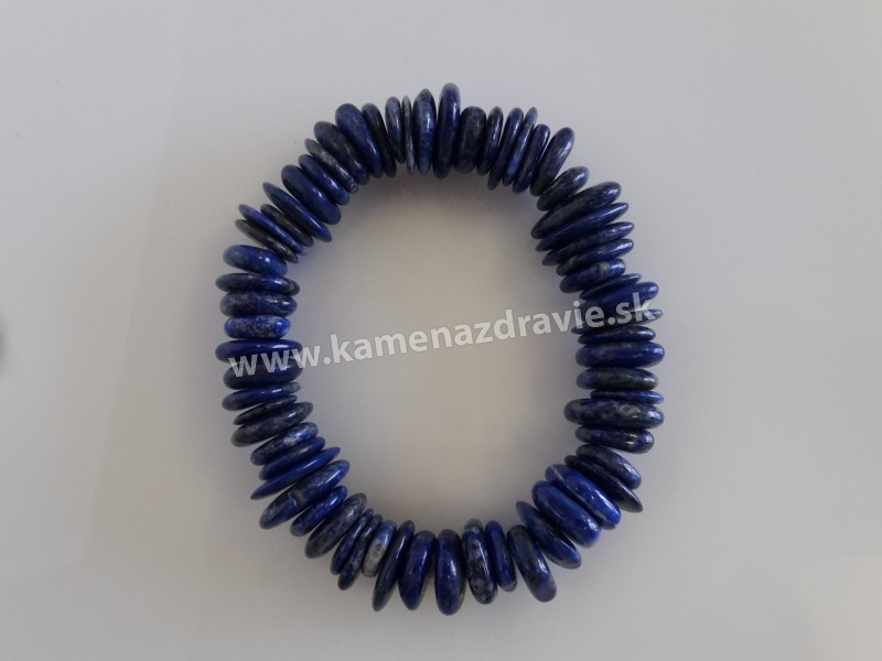 Náramok - disky - lapis lazuli