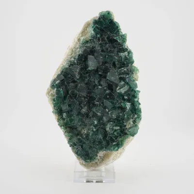 Smaragdovozelený fluorit Madagaskar