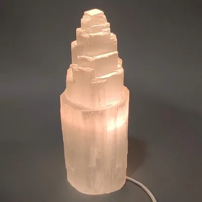 Selenit - elektrická lampa so žiarovkou