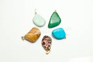 Prívesky z tromlu - základné balenie 5ks