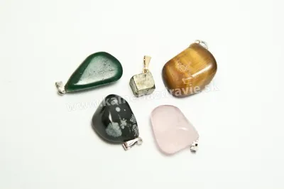 Prívesky z tromlu - základné balenie 5ks