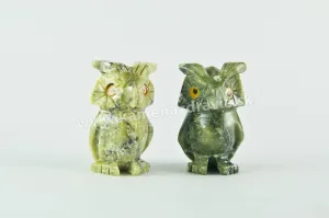 Serpentinit sova 4cm