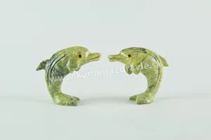 Serpentinit delfín 4cm