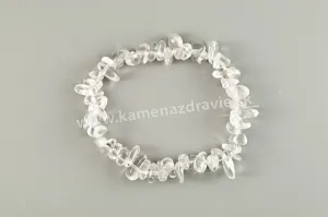 Krištáľ - sekaný náramok gumičkový - balenie 5ks