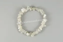 Mesačný kameň - sekaný náramok gumičkový - balenie 5ks