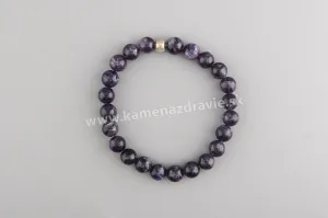 Guličkový ráramok - ametyst chevron