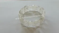 Krištáľ náramok - úzke platničky