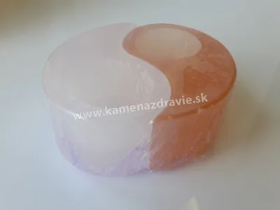 Svietnik - selenit - jing  jang