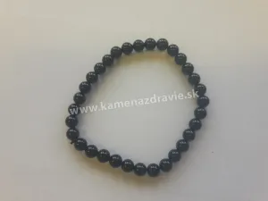 Guličkový náramok - turmalín skoryl 6 mm