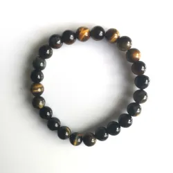 Guličkový náramok - sokolie oko